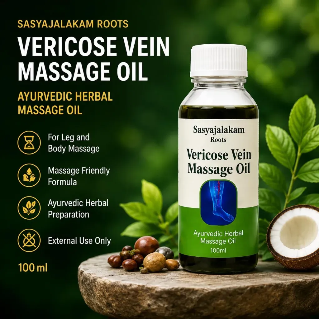 Vericos Vein Massage Oil, 100ml