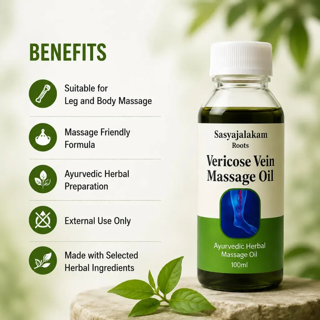 Vericos Vein Massage Oil, 100ml