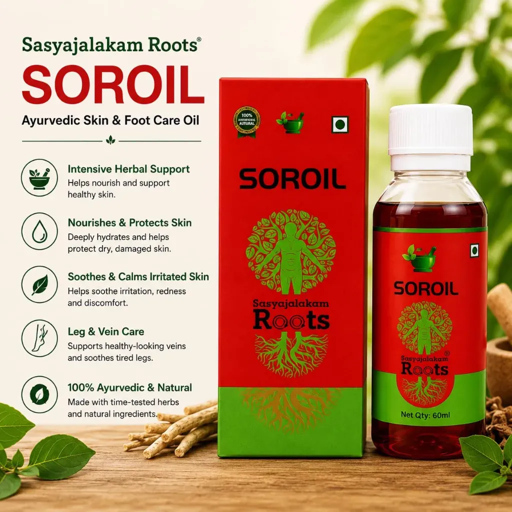 SOROIL Ayurvedic Skin and Foot Care Oil