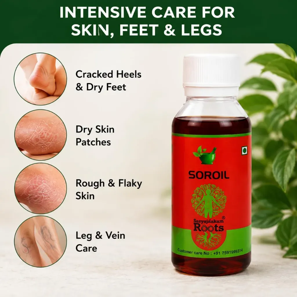 SOROIL Ayurvedic Skin and Foot Care Oil