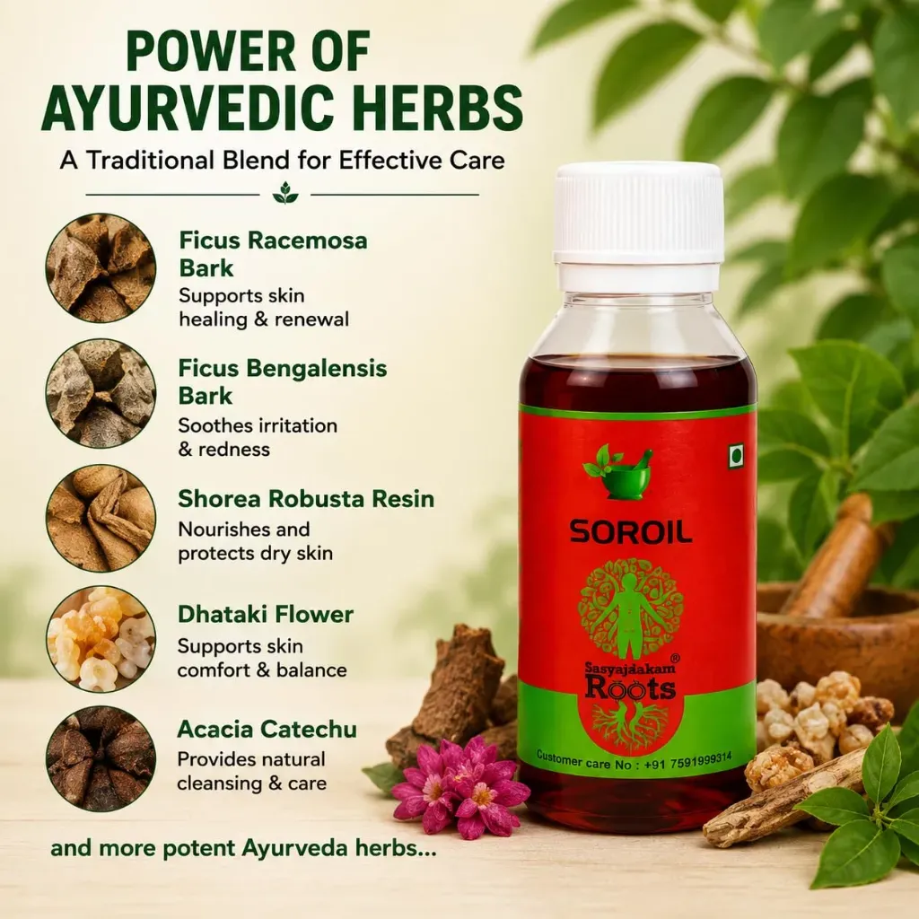 SOROIL Ayurvedic Skin and Foot Care Oil