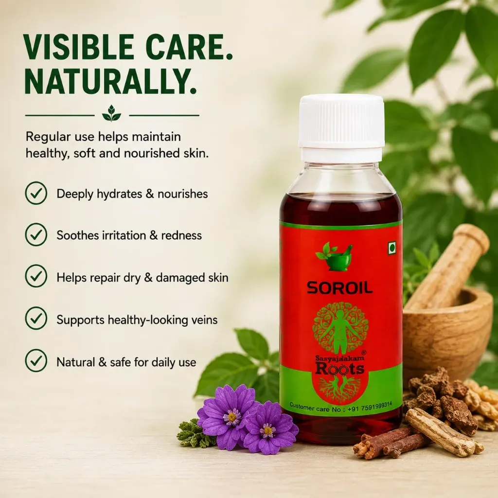 SOROIL Ayurvedic Skin and Foot Care Oil