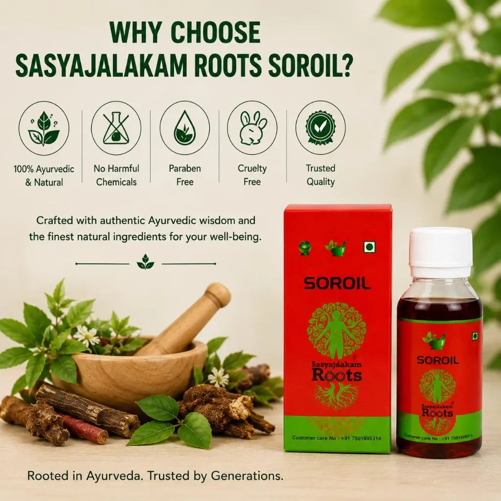 SOROIL Ayurvedic Skin and Foot Care Oil