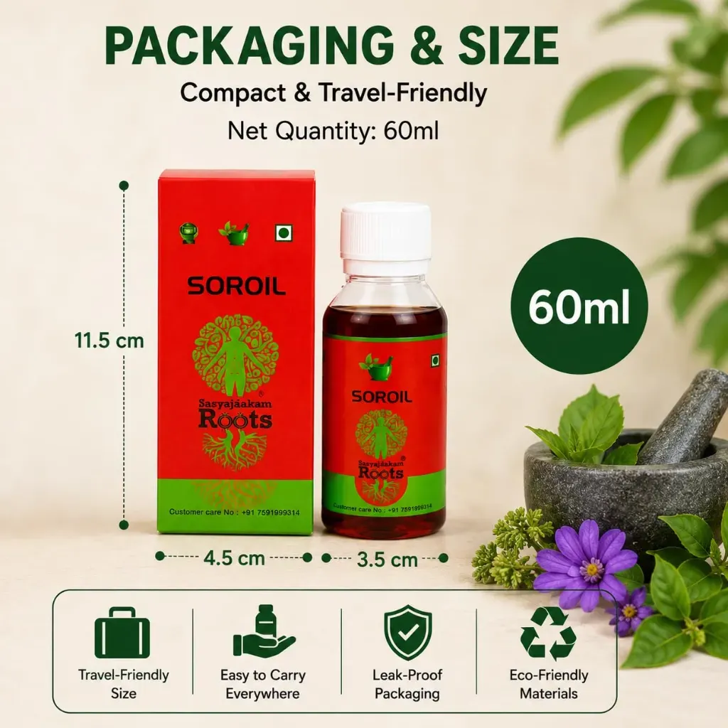 SOROIL Ayurvedic Skin and Foot Care Oil
