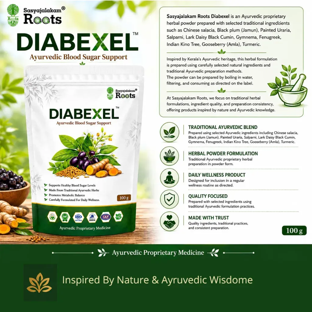 DIABEXEL Ayurvedic Herbal Powder, 100g