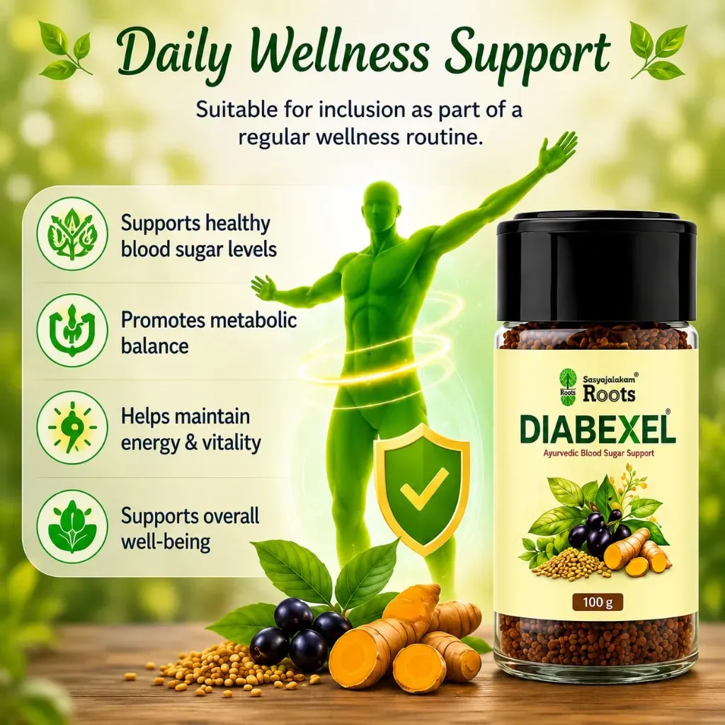 DIABEXEL Ayurvedic Herbal Powder, 100g (Jar)