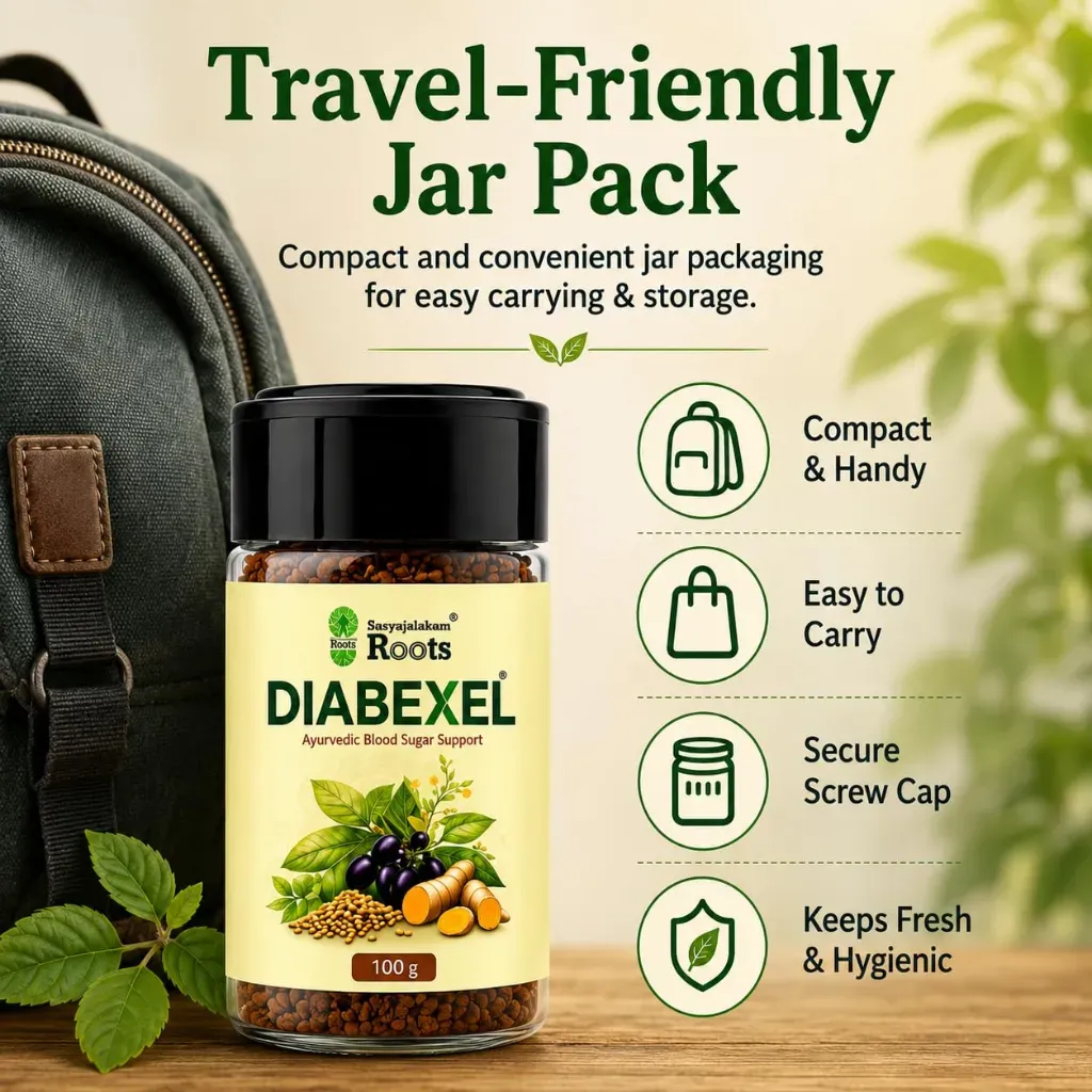 DIABEXEL Ayurvedic Herbal Powder, 100g (Jar)