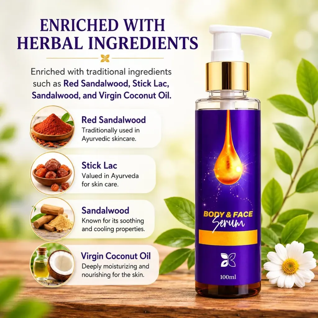 Body and Face Serum, 100ml