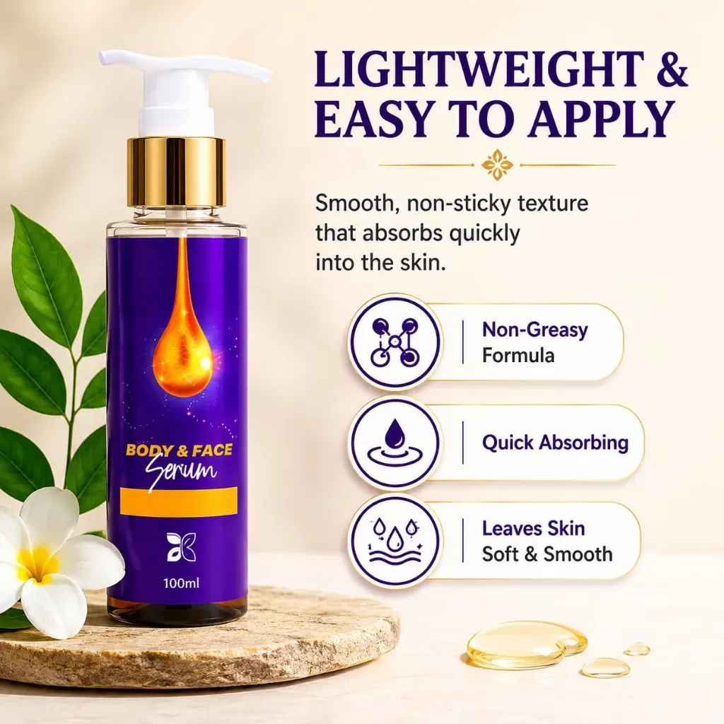 Body and Face Serum, 100ml
