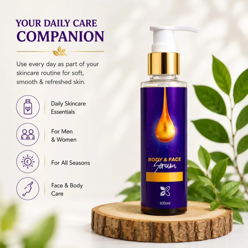 Body and Face Serum, 100ml